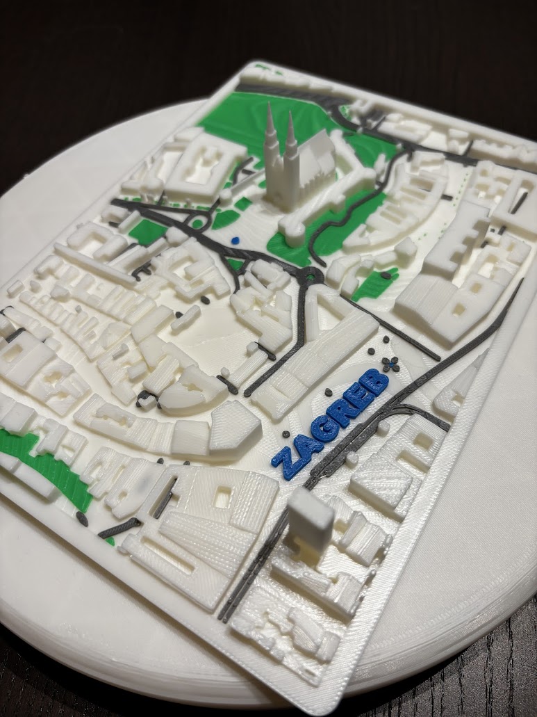 Precision architectural scale model, prototypes Zagreb